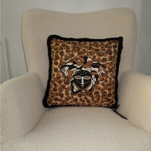 Brand New Versace Medusa Head Pillow